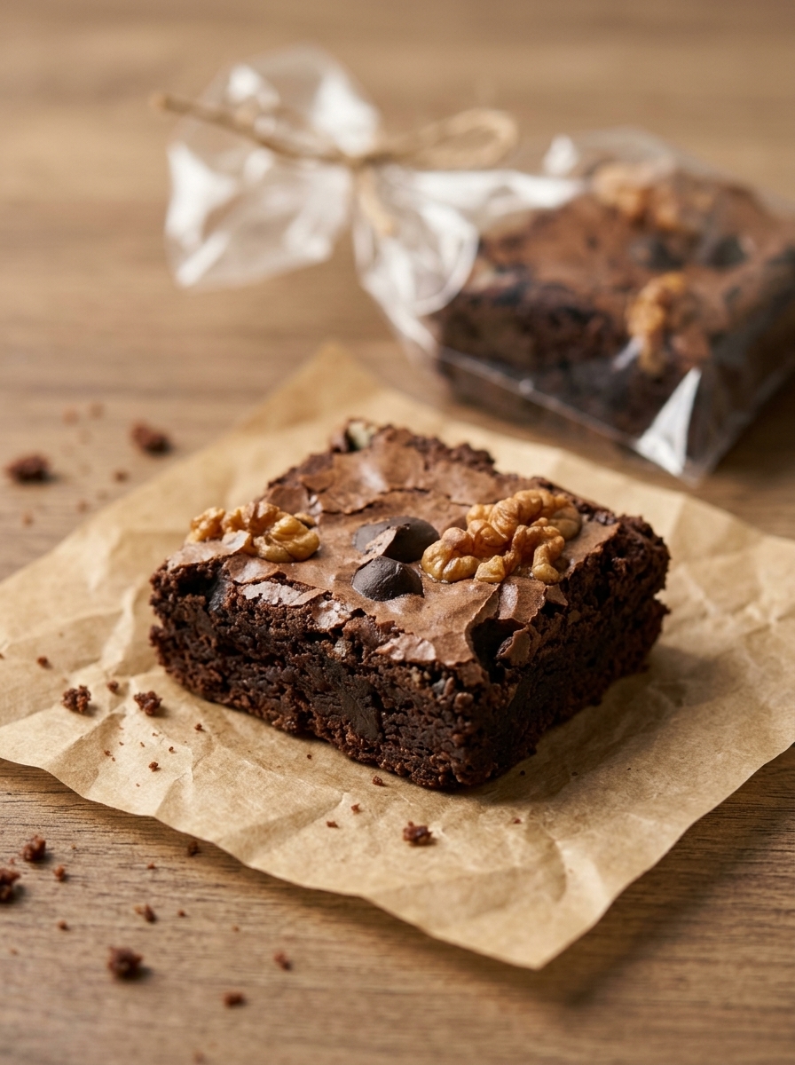 Les Brownies Fondants aux Noix de Grenoble