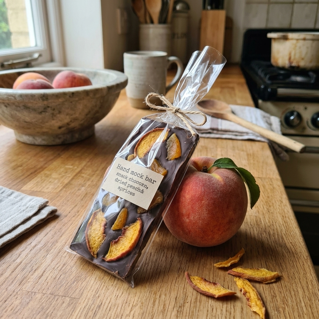 Les Barres Artisanales Pêche Séchée & Cacao Velouté